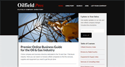 Desktop Screenshot of oilfieldpros.com