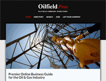 Tablet Screenshot of oilfieldpros.com